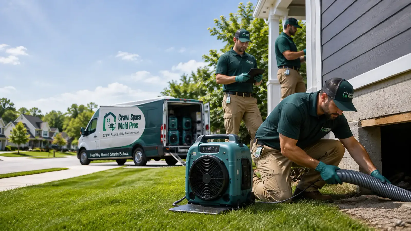 Crawl Space Mold Removal in Middlefield, MA